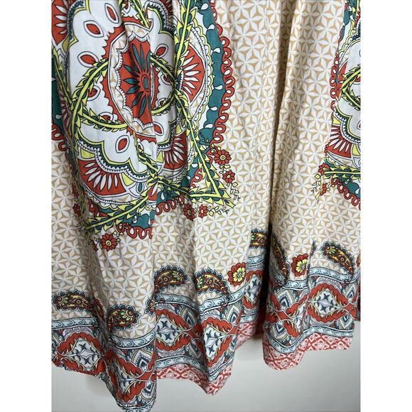 Umgee Women’s Babydoll Tunic Shirt Size Medium Y2K Crotchet Boho 90’s Multicolor - Picture 4 of 8